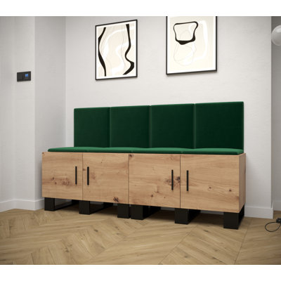 Agata Hall Tree with Bench and Shoe Storage