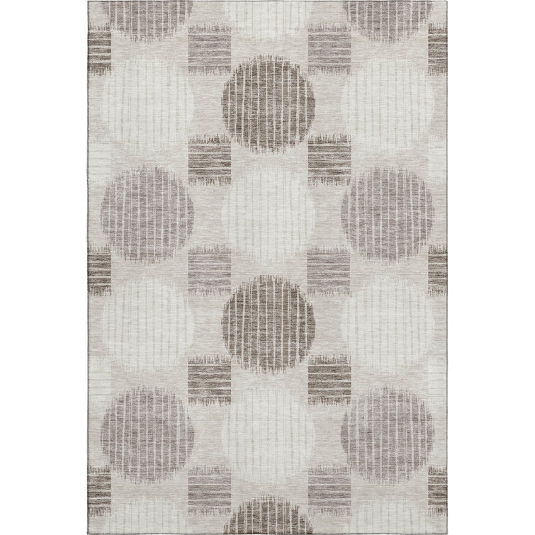 Premium Machine Washable Prisco Beige Rug