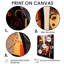 Ancienne beauté aux yeux bruns géométriques - Masque africain, art mural-758210286-758210194