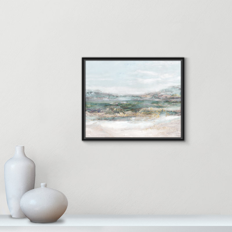 Lori Dazzling by Matina Theodosiou - Painting Print on Canvas, No Mat, 17.5" H x 21.5" W x 2" D, Black Framed Canvas