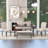 Shanequah 6-Piece Farmhouse Dining Table Set, Rectangular Trestle Table and 4 Upholstered Chairs & Bench for Dining Room,dining room set,dinning table set-895771832-895771839-895771838