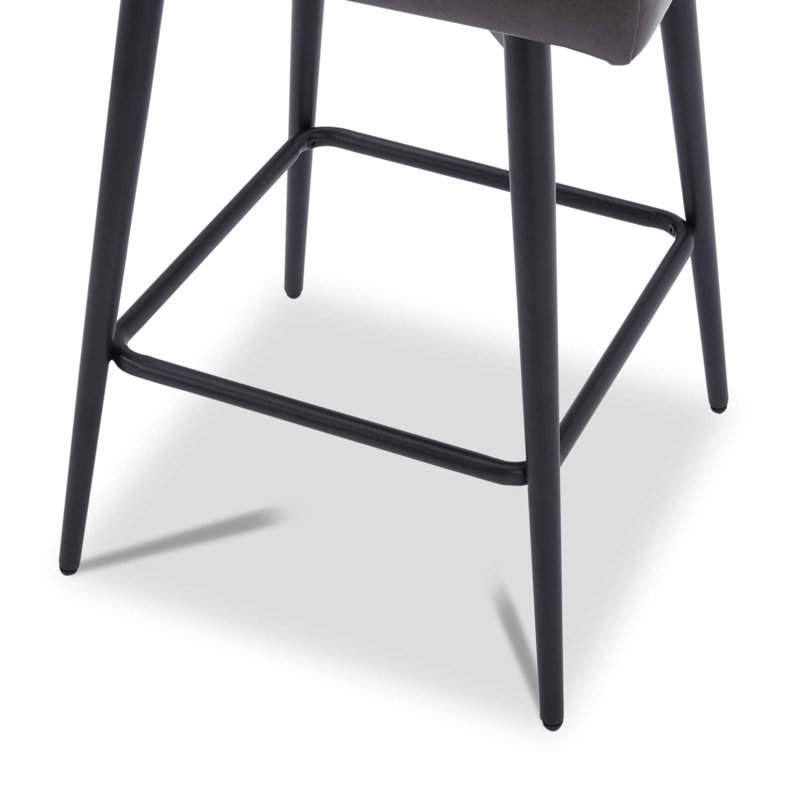 Tabouret de comptoir pivotant 27,1 po Brentley, Gris