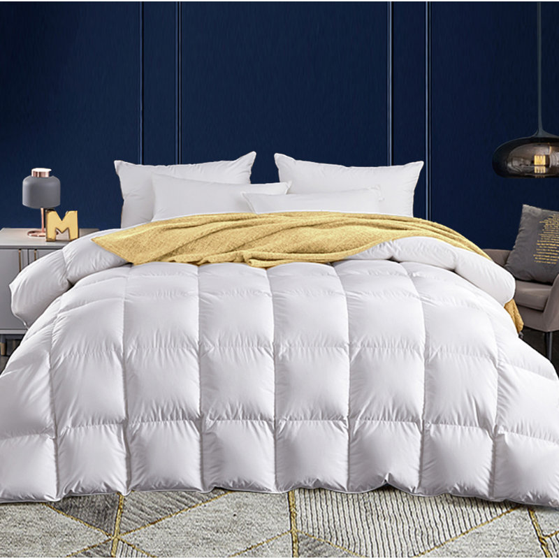  All Season High Power RDS Duvet Insert Warmth Queen Size Goose Down Feather Comforter, Queen Down Comforter