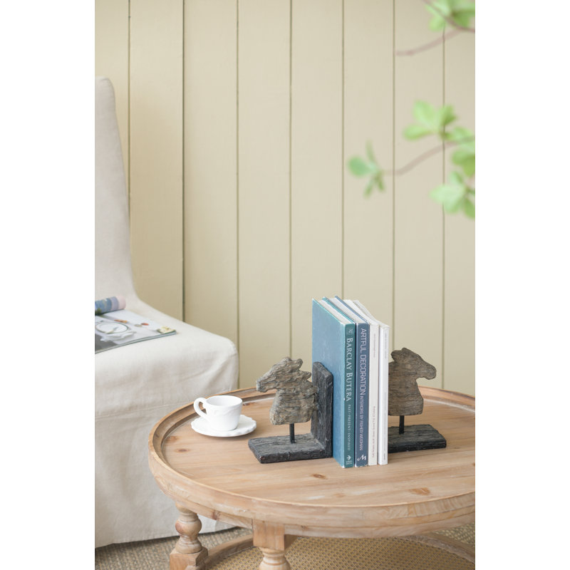 Modern & Contemporary Metal,Resin Non-Skid Bookends