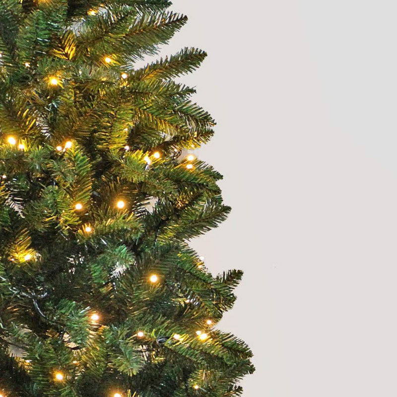 Lighted Artificial Christmas Tree, 6 ft.