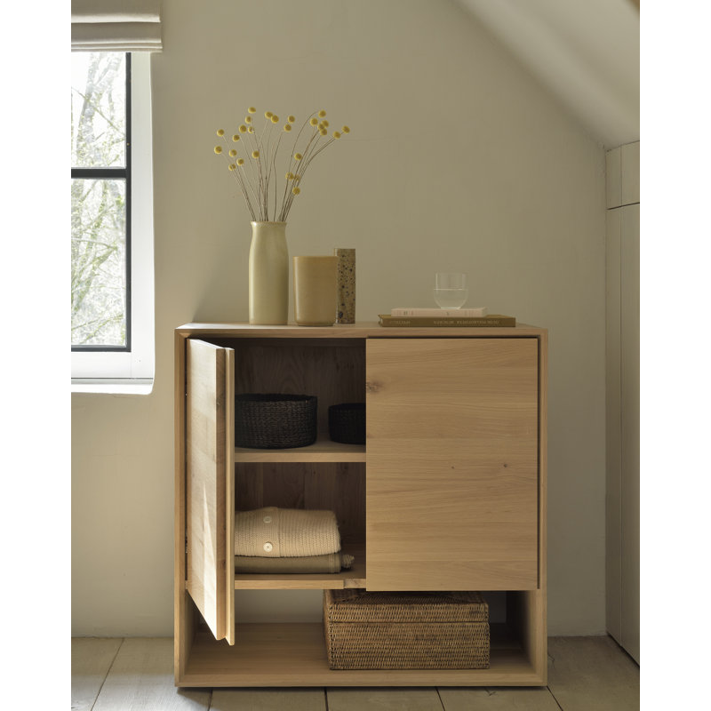Nordic 31.5'' W Solid Wood Sideboard