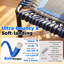 Trampoline de forme physique pliable de 48 po avec guidon réglable, rebond à l'élastique silencieux, capacité de 330 lb pour l'entraînement cardio, la gymnastique à la maison et l'exercice à l'intérieur