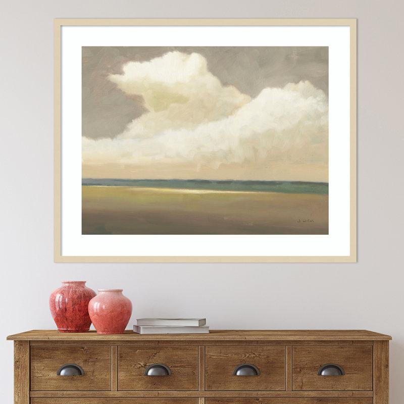 «Prairie Summer» par James Wiens - reproduction d'art encadrée, Brun, H 33 po x l 41 po x P 1 po
