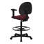 Fabric Drafting Chair with Adjustable Cylinders-498899240-498899221