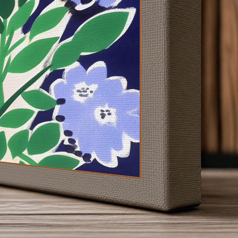 Flower Market Botanical - Print, 30x20 - 76.2 x 50.8 cm, Taupe Border