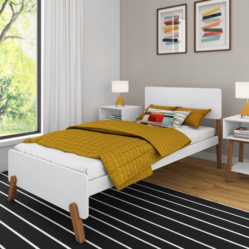 Lamarianna Kids Modern Panel Bed , Twin