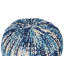Maxville 50cm Wide Round Abstract Pouffe Ottoman