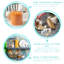 Argon Tableware 5pc Scandi Storage Jar Set with Wooden Lids