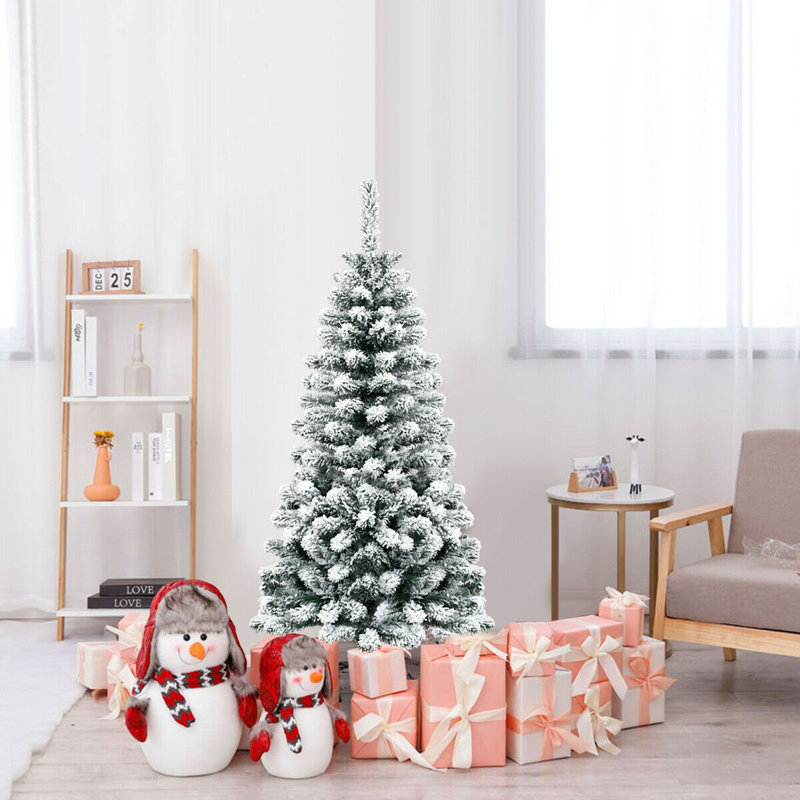Arbre de Noël enneigé 4,5 pi