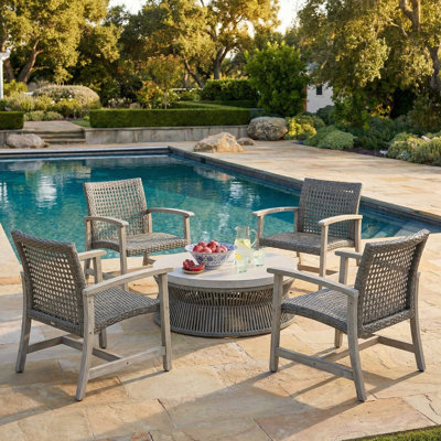 Baldivis Wicker Outdoor Lounge Chair