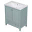 Meuble-lavabo multifonctionnel avec portes et tiroir Novelle