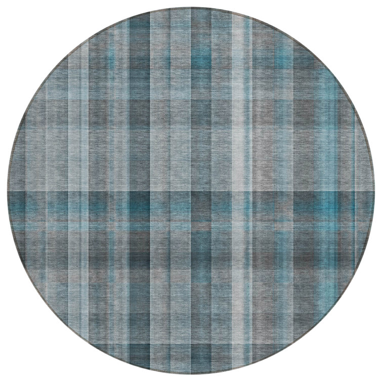Alfonzo Washable Striped Indoor / Outdoor Rug