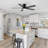 Jayceyon 52'' Large Flush Mount Ceiling Fan With Led Lights and Remote, Quiet Reversible DC Motor, 5 wood Blades Low Profile, Timer, for Indoor/Covered Outdoor Use-1852175517