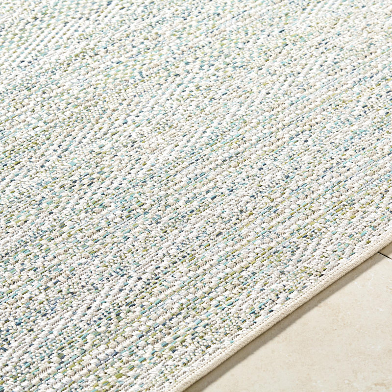 Chiang Machine Woven Indoor/Outdoor Area Rug, Rectangle 7'6" x 10'