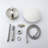 Dome shower system Shower head combination set wall mounted with 10 inch shower head and hand held shower head, brushed nickel finish