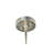 Kaymie 1 - Light Nickel Single Pendant