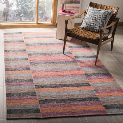Tapis rouille en laine tissé à la main Whittlesey