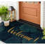 Non-Slip Floral Outdoor Doormat