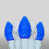 Blue/Cool White