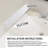 21.25" Wide White Engineered Stone Side Splash For Vanity Sink Top