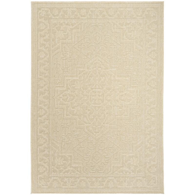 Gerritt Persian Indoor/Outdoor Area Rug, Rectangle 5'3" x 7'