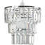 24.5cm H Drum Lamp Shade in Clear