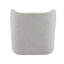 Fauteuil d'appoint en tweed gris Lisa