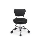 Dayton Backed Adjustable Height Ergonomic Lab Stool with Wheels
