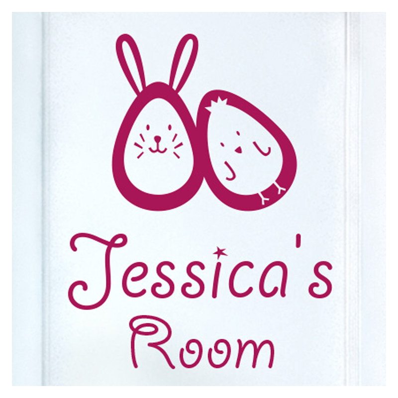 Animals Wall Decal, Violet