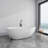 71'' x 35'' Soaking Solid Surface Bathtub