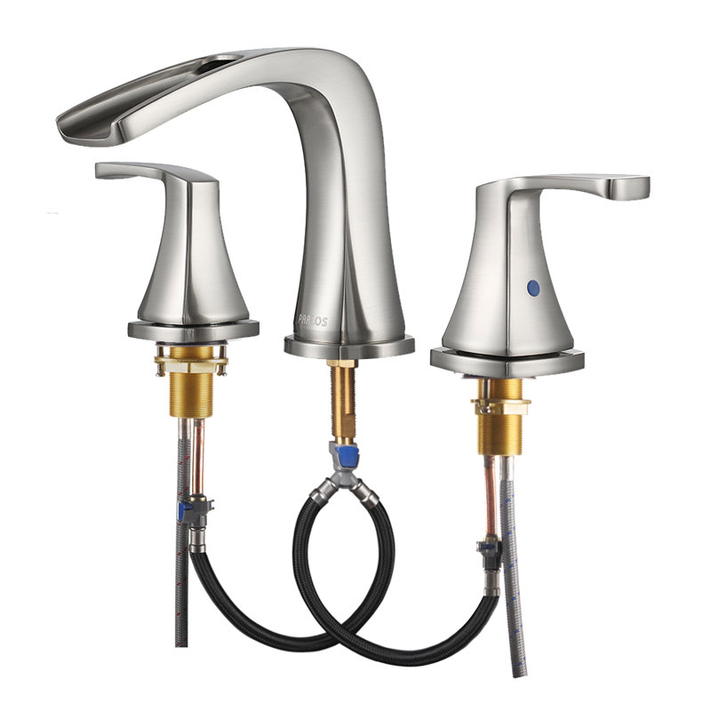 Doris 2-Handle Widespread Roman Tub Faucet, Brushed Nickel