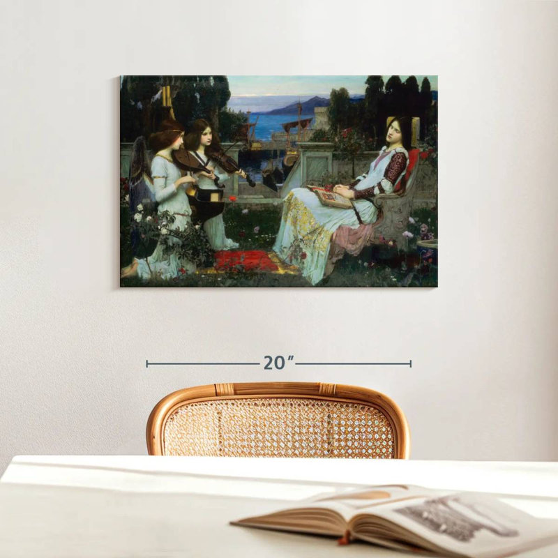 Adella Saint Cecilia, 16" H x 24" W