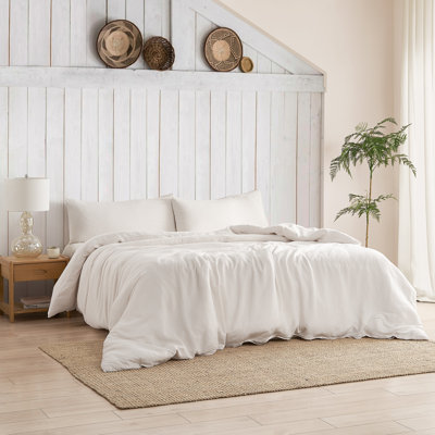Belgian Flax Linen and Viscose Luxury Oversized Duvet Cover