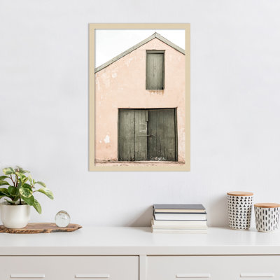 Impression sur toile encadrée Pineland Karoo Farm House par Shot par Clint Wood