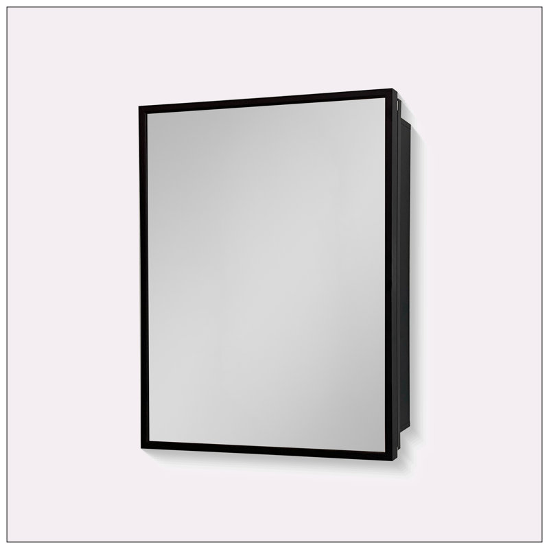 Armoire à pharmacie avec miroir Bloch, H 26 po x l 20 po x P 4,9 po