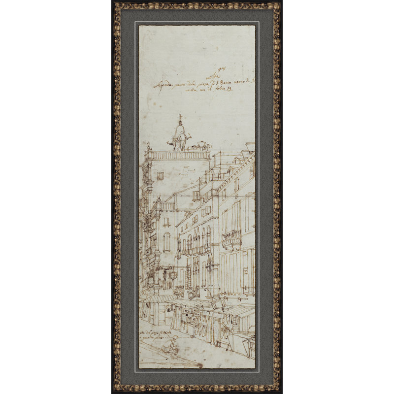 Da Vinci Dessin - Peinture encadrée sur papier