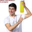 Bouteilles à jus en plastique transparent 12 oz avec bouchons - pour jus, lait, smoothies, pique-nique et préparation de repas Ecoqualité (10)