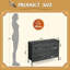 Commode 5 tiroirs Ojaswi, commode de 39,4 po, commode pour chambre à coucher avec commode de chambre à coucher en bois-956539638