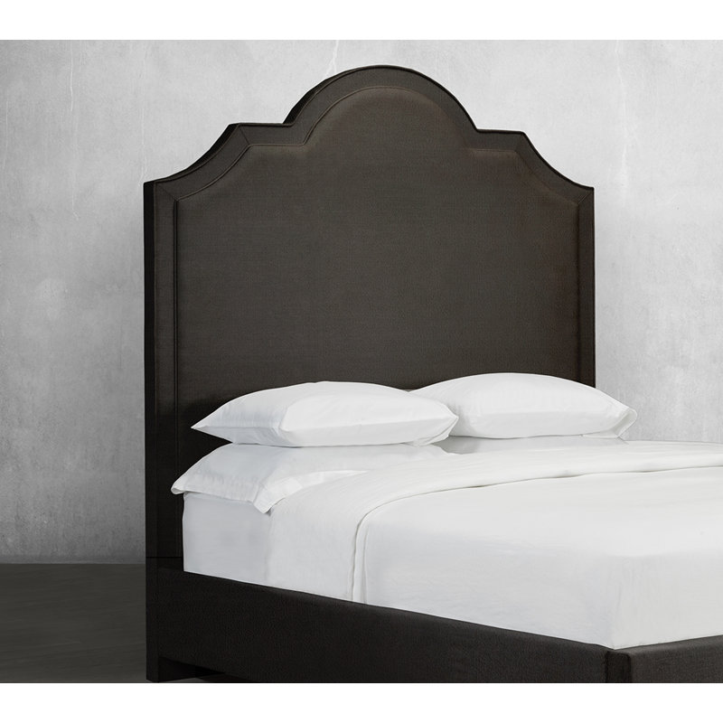 Tête de lit à panneau rembourré, Double, Espresso