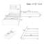 Lit plateforme simple en L avec lit gigogne et tiroir 3 en 1-1207312117