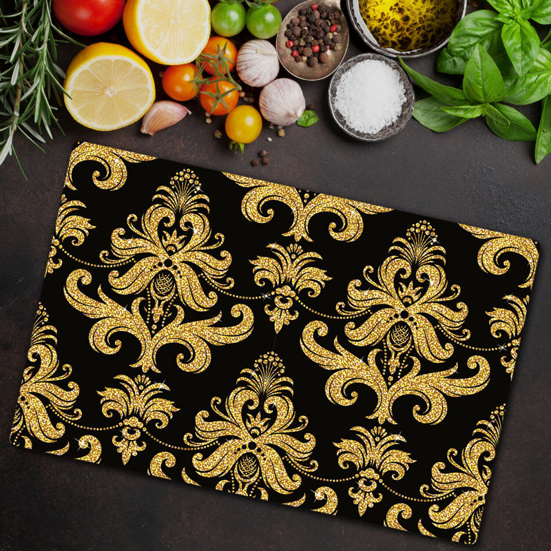 Markley Modern Abstract En Pattern Chopping Board, 60cm L x 52cm W