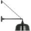 Thomas O'Brien, "Academy 17.5" Anchored Mack Barn Light in Matte Black with 16" Soft Copper Rockhouse Shade-1694186824-1694186828