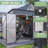 7 ft. 6 in. W x 3 ft. 8 in. D Metal Lean-To Storage Shed