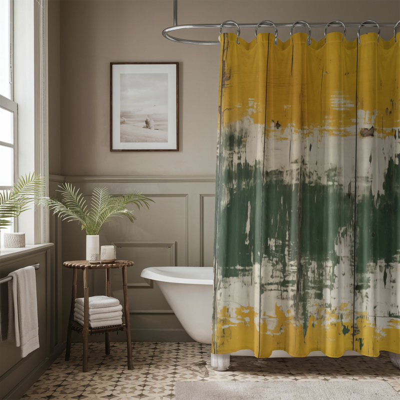 Brenice Shower Curtain, 74"H x 71"W