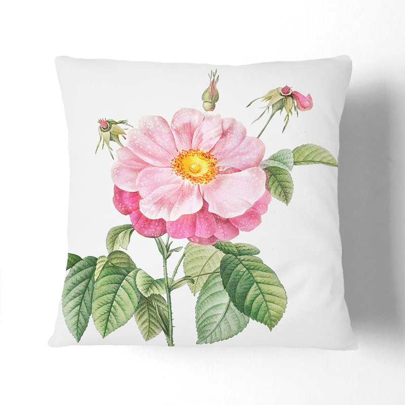 Square Throw Cushion, White, 55 x 55 cm